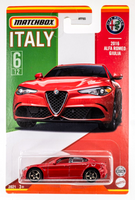 2021 Matchbox Global | Italy #6 2016 Alfa Romeo Giulia ALFA RED | FSC