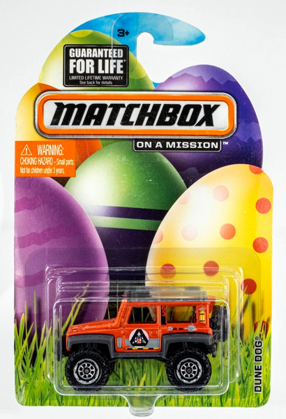 2015 Matchbox Easter TPN21 Dune Dog BLOOD ORANGE METALLIC | FSC