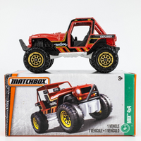 2017 Matchbox Power Grabs #105 MBX 4x4 RED METALLIC | MBX EXPLORER | FSB