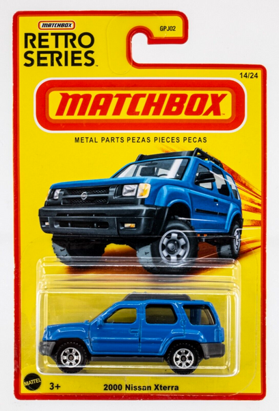 2022 Matchbox Target Retro #14 2000 Nissan Xterra SHOCK BLUE CLEARCOAT | FSC