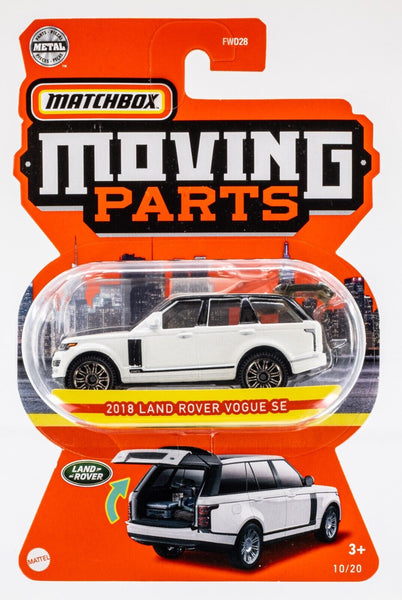 2021 Matchbox Moving Parts #10 2018 Land Rover Vogue SE YULONG WHITE | FSC