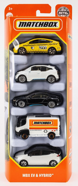 2021 Matchbox MBX EV & Hybrid 5-Pack | Toyota | BMW | International | Nissan