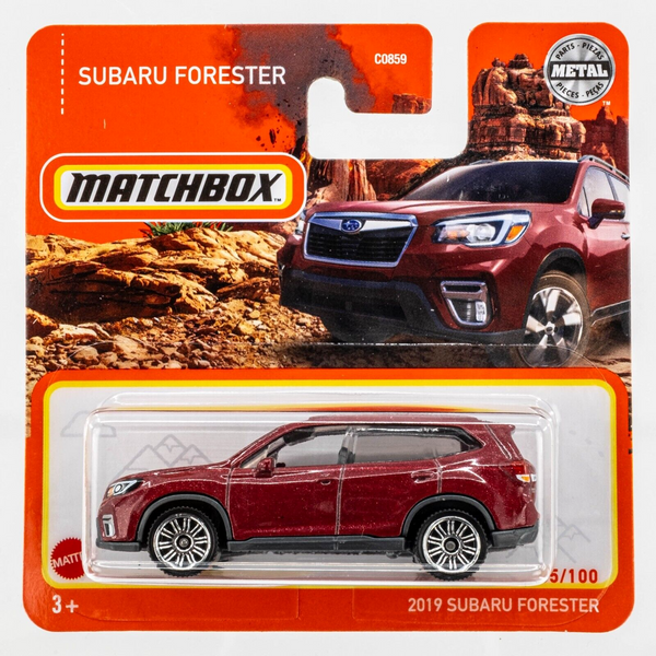 2022 Matchbox #55 2019 Subaru Forester CRIMSON RED PEARL | FSSC