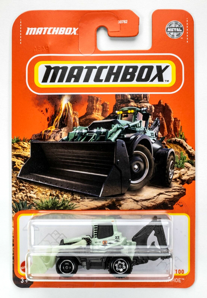 2022 Matchbox #29 MBX Backhoe GENTLE GREEN | NATIONAL PARKS | FSC