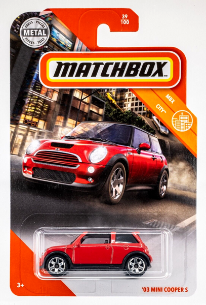 2020 Matchbox #39 '03 Mini Cooper S CHILI RED | FSC