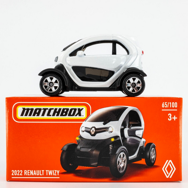 2024 Matchbox Power Grabs #65 2022 Renault Twizy PEARL WHITE | FSB