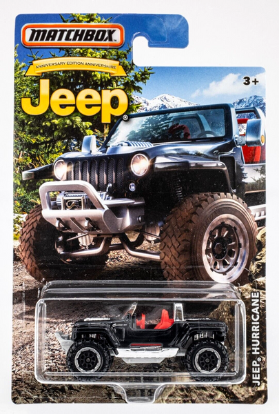 2016 Matchbox Jeep Series Jeep Hurricane BLACK | FSC