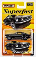 2005 Matchbox Superfast #52 Ford Mustang 428 BLACK JADE POLY | FSC