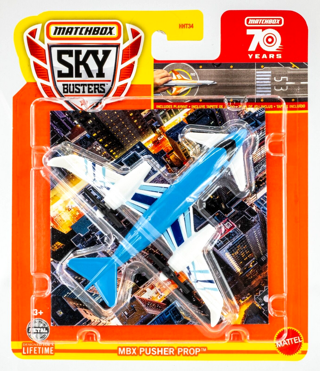 2023 Matchbox Sky Busters #3 MBX Pusher Prop SKY BLUE | WHITE | FSC ...