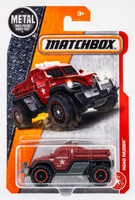 2017 Matchbox #79 Road Raider MATTE RED | MILITARY POLICE | FSC