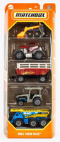 2024 Matchbox MBX Farm Rigs 5-Pack | 3-Axle Dump Truck INC CONSTRUCTION | FSB