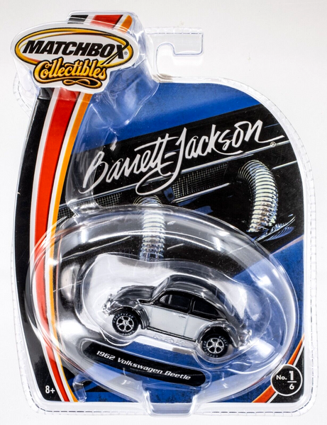 2004 Matchbox Barrett-Jackson #1 1962 Volkswagen Beetle BLACK | WHITE | FSC