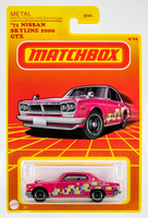 2021 Matchbox Target Retro #9 '71 Nissan Skyline 2000 GTX PINK | NO HARNESS |FSC