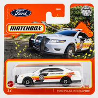 2022 Matchbox #42 Ford (Taurus) Police Interceptor WHITE | FSSC