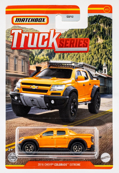 2021 Matchbox Truck Series #4 2016 Chevy Colorado Extreme ORANGE | FSC