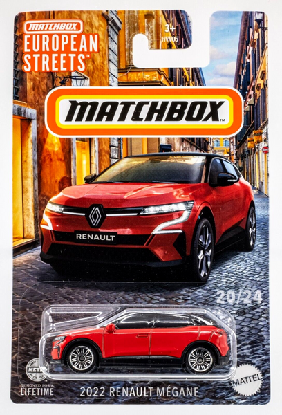 2024 Matchbox European Streets #20 2022 Renault Mégane FLAME RED | FSC