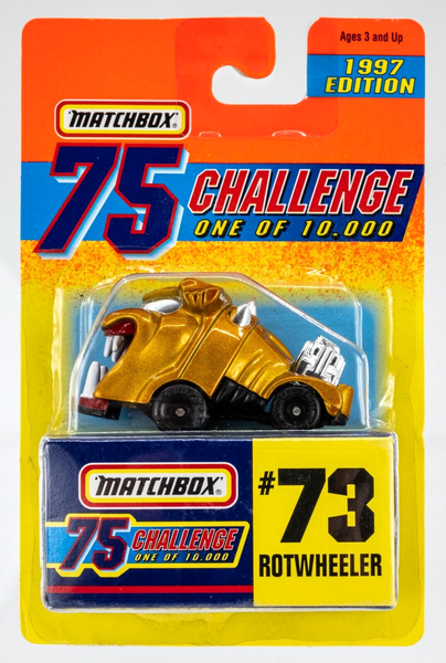 1997 Matchbox Gold Challenge #73 Rotwheeler GOLD | FSC