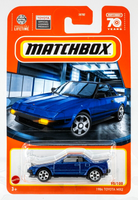 2023 Matchbox #95 1984 Toyota MR2 DARK BLUE PEARL | LIGHTS UP | LHD | FSC