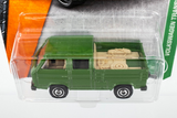 2017 Matchbox #95 Volkswagen Transporter Cab ESCORIAL GREEN | CARGO IN BED | FSC