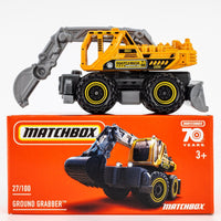 2023 Matchbox Power Grabs #27 Ground Grabber AMBER YELLOW | CONSTRUCTION | FSB