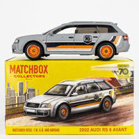 2023 Matchbox Collectors 2002 Audi RS6 Avant GREY | EXCLUSIVE BOX ART | BOXED