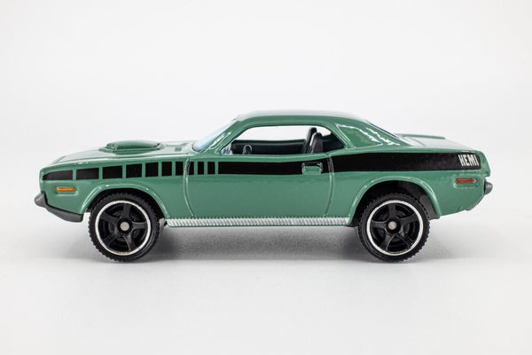 2018 Matchbox #19 '70 Plymouth Cuda LIGHT IVY GREEN | MINT