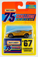 1997 Matchbox Gold Challenge #67 Lamborghini Countach GOLD | FSC