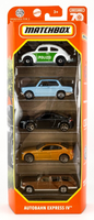 2023 Matchbox Autobahn Express IV 5-Pack | VW Beetle | BMW | Audi | Alfa | FSB