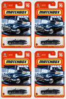 2023 Matchbox #46 1949 Kurtis Sport Car NAVY BLUE METALLIC | 4-PACK LOT | FSC