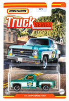 2021 Matchbox Truck Series #3 1975 Chevy Stepside Pickup SEA GREEN | FSC