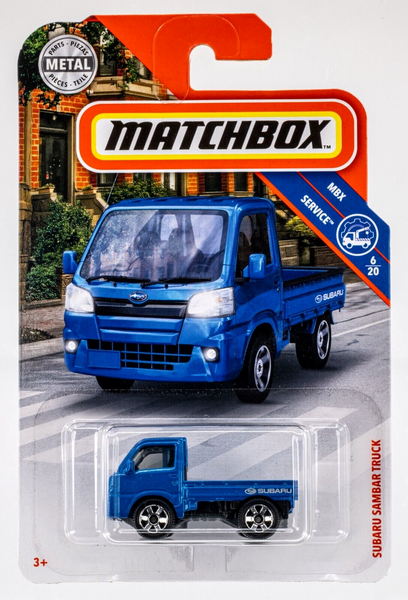 2019 Matchbox #82 Subaru Sambar BLUE METALLIC | FSC