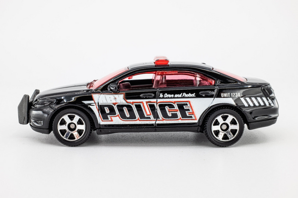 2012 Matchbox "Police" Ford Police Interceptor BLACK | MBX POLICE | MINT