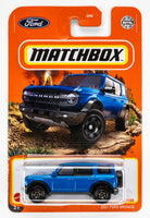 2022 Matchbox #34 2021 Ford Bronco VELOCITY BLUE | FSC