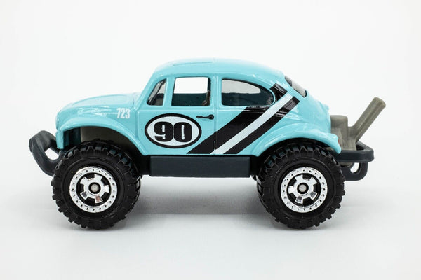 2022 Matchbox "MBX Mountain II" Volkswagen Beetle 4x4 POWDER BLUE | MINT