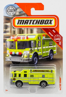 2018 Matchbox #73 Hazard Squad SAFETY YELLOW | HMT HAZARDOUS MATERIALS | FSC