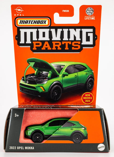 2024 Matchbox Moving Parts #41 2022 Opel Mokka MAMBA GREEN | FSC