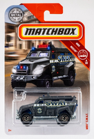 2019 Matchbox #59 MBX S.W.A.T. DARK GREY | SWAT POLICE | FSC