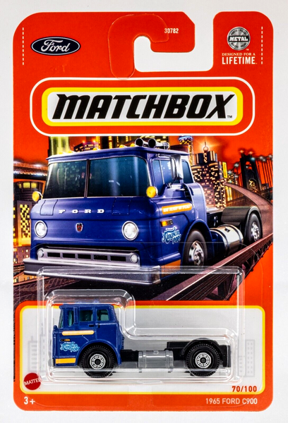 2024 Matchbox #70 1965 Ford C900 BLUE METALLIC | KINGSON POP! | FSC