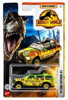 2022 Matchbox Jurassic World Dominion '93 Ford Explorer #4 SMASHED ROOF | FSC