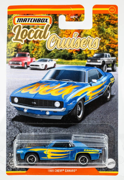 2022 Matchbox Local Cruisers #7 1969 Chevy Camaro LE MANS BLUE | FSC