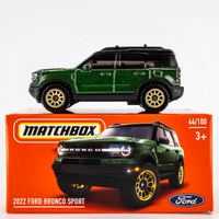 2024 Matchbox Power Grabs #44 2022 Ford Bronco Sport ERUPTION GREEN | FSB