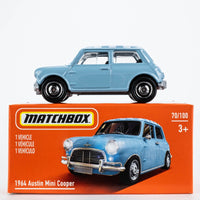 2021 Matchbox Power Grabs #70 1964 Austin Mini Cooper 1275S SPEEDWELL BLUE | FSB