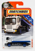 2018 Matchbox #32 MBX Flatbed King WHITE | BLUE | FSC