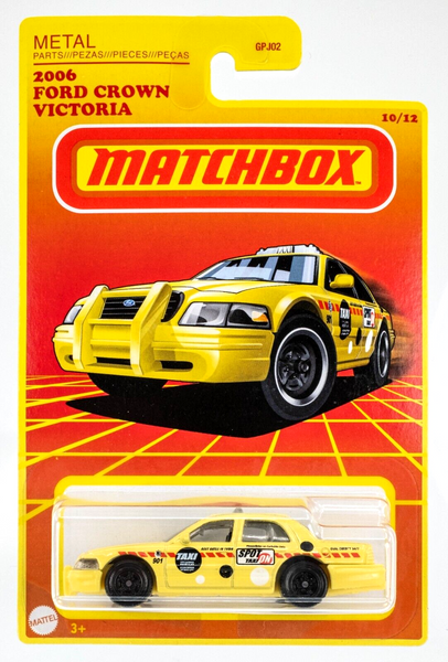 2020 Matchbox Target Retro #10 2006 Ford Crown Victoria YELLOW | TAXI | FSC