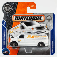 2018 Matchbox #69 Ford Panel Van WHITE | SPEEDY X-PRESS | FSSC