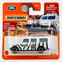 2022 Matchbox #45 1965 Land Rover Gen II WHITE | AFRICA | FULL LUGGAGE | FSC