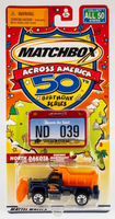 2002 Matchbox Across America Chevy Highway Truck BLUE | NORTH DAKOTA | FSC