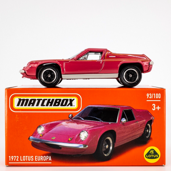 2024 Matchbox Power Grabs #93 1972 Lotus Europa CANDY RED PEARL (PINK) | FSB