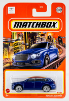 2021 Matchbox #9 Bentley Bentayga MOROCCAN BLUE | FSC