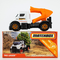 2019 Matchbox Power Grabs #26 Tree Lugger WHITE | ORANGE | RANEC EQUIP | FSB